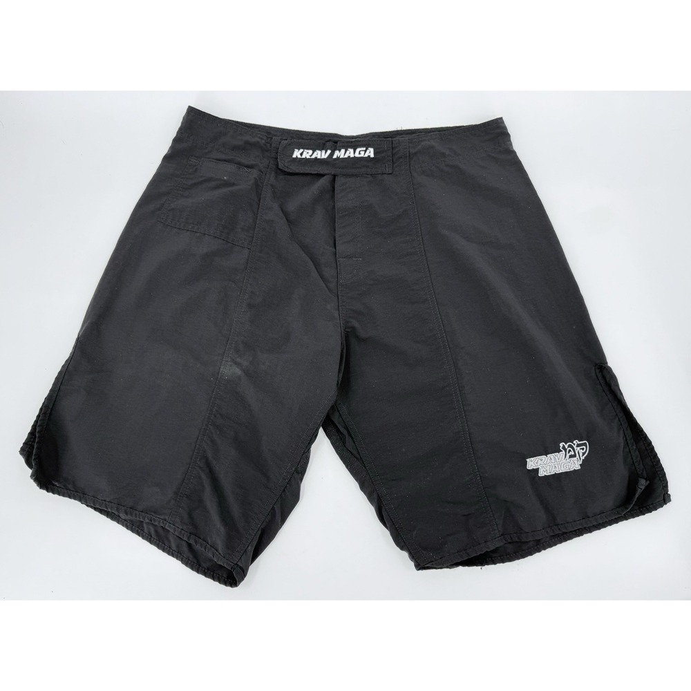 Krav Maga Black Combat Shorts Training MMA Fighting Men by Century Adult Size 36